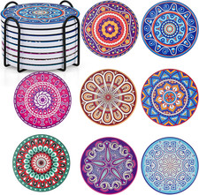 Keramik Untersetzer Set 8er