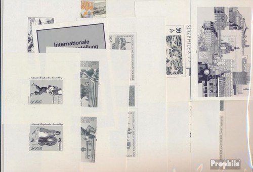 Ddr only schwarzdrucke - schwarzdrucke, stamps