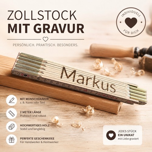 Zollstock mit beidseitiger - zollstock,