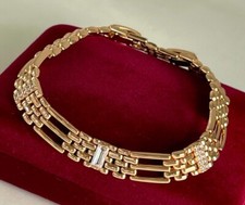 Luxus Panzer Armband Zirkonia