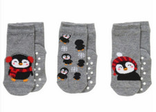 3 Paar Baby Söckchen Pinguin