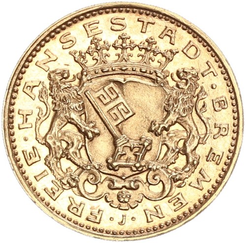 Bremen stadt mark 1906 - 20,