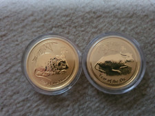 2 x 1/4 Unze Lunar II Maus