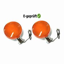 Blinker-Paar chrom für Honda CB550K Four CB650 750 CX500 Goldwing GL1000