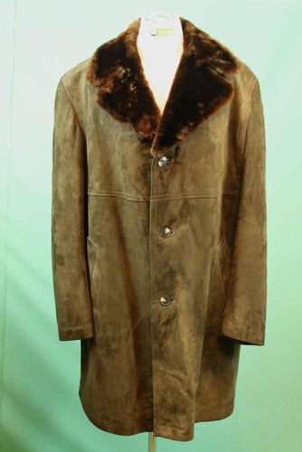 Edler wild leder mantel - leder,