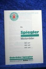 Spiegler Motorrad 350 500 600