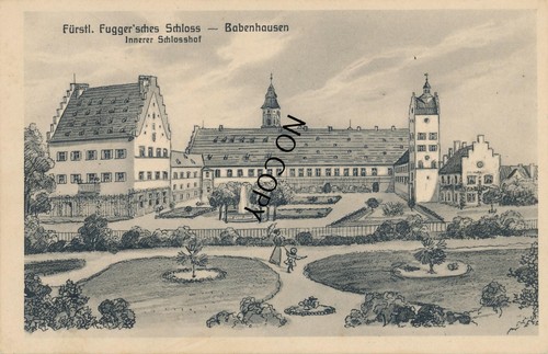 Babenhausen fürstl fugger - ak,