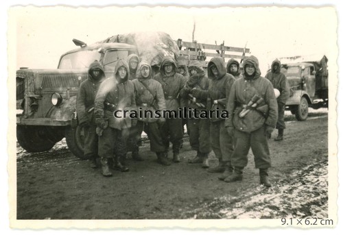 Orig foto soldaten winter - foto,
