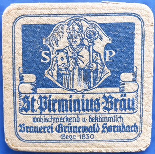 Alter bierdeckel brauerei - vk,