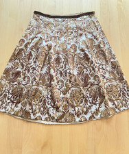 Festlich-eleganter, gold-schimmender Dorothee Schumacher Seidenrock, L, wie neu