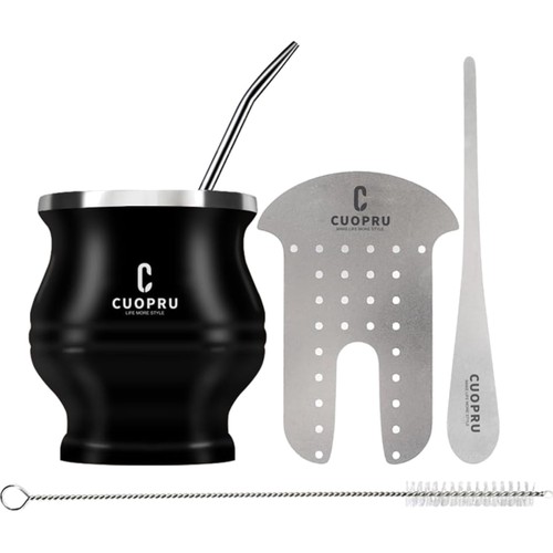 Yerba mate tasse edelstahl - tasse,
