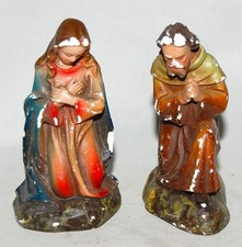 Krippenfigur, Maria und Josef