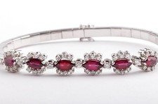 Rubin Diamant Brillant Armband