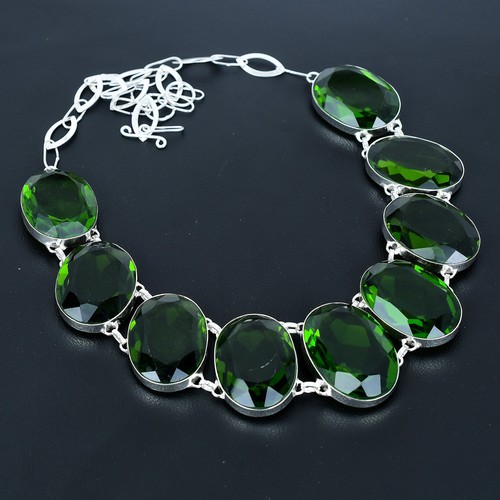 Peridot oval edelstein 925 - peridot,