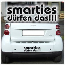  Autoaufkleber Smarties dürfen das Sticker Auto Aufkleber für Smart Fortwo A222