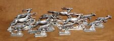 Tiere Afrikas-Antilopenherde-Zinn-/Bleifiguren?-12 Stück-unbemalt-guter Zustand