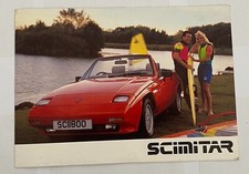 Vintage 1990s English-Language Reliant Scimitar SS1 Brochure in VGC
