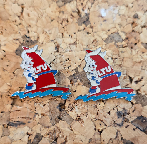 Vintage pin ltu airline - vintage,