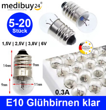 E10 Glühbirne Lampe