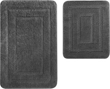 2 Tlg Badematte Badteppich