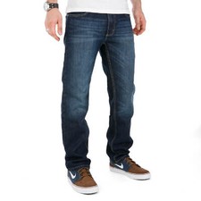 Sequence Easy Denim Pant dark blue washed - Straight Fit Cut Jeans Hose