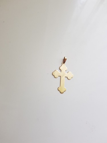 Kreuz anhänger gold 585 - gold,