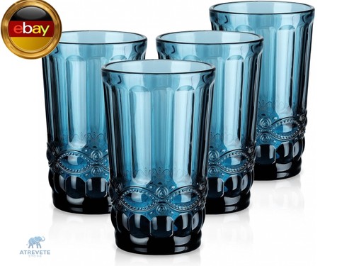 410ml blau wassergläser - 410ml, wassergläser,