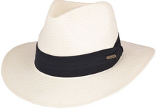 Herren Stroh Panamahut Sonne Sommer weiß Fedora Handarbeit Papier Gangster Damen Junge