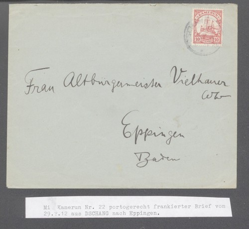 Kamerun o dschang an - kamerun,nr.22,ef,o, dschang,an