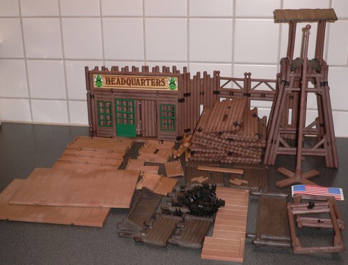 Playmobil fort - (80er, jahre?)