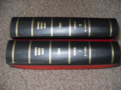 Bundesgesetzblatt 1999 teil - 1999,