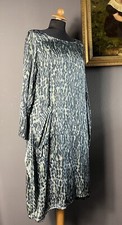 Hochwertiges " Nila Rubia " Seiden Tunika Kleid  bamboo silk Boho L / XL