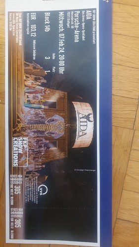 Ticket aida oper - aida, show