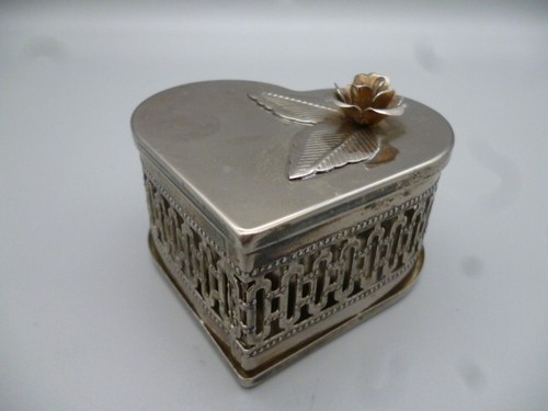 Herz deckel dose metall - herz,