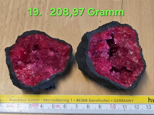 Kristall quarz geode rot druse - kristall,