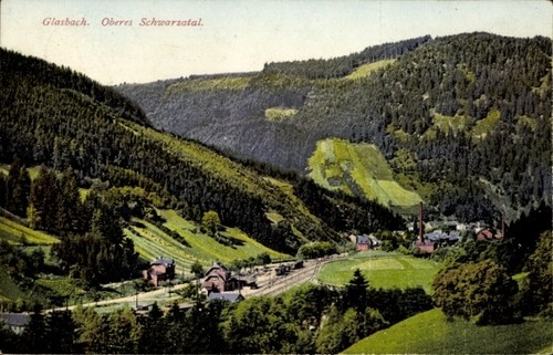 Mellenbach glasbach im - ak,