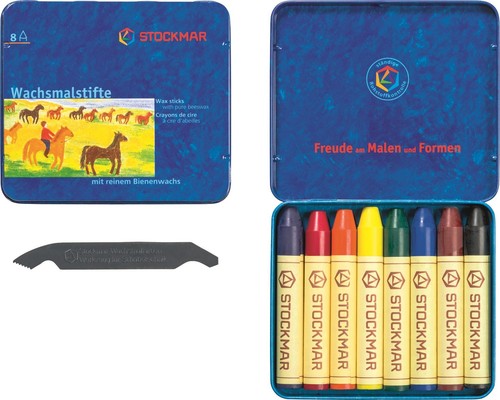 Wachsmalstift stockmar 8er - wachsmalstift,