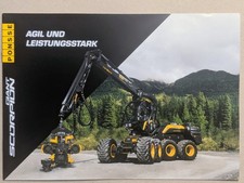 PONSSE SCORPION GIANT Harvester Forstmaschinen Prospekt Schlepper