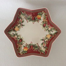 Villeroy & Boch Winter Bakery Delight Stern Fußschale - groß 27cm/10,5'' - EUC