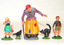 Hausser Elastolin Serie Hexe 5 Figuren in 7cm