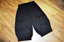 Lagenlook eingerafft megaweite Ballonhose Bund BLACK Gr.4 52/54 XXXL/XXXXL