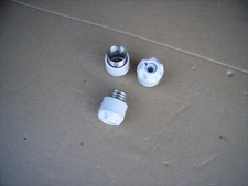 Schraubkappen 3Stk. Diazed  DII  E27 für Sicherungen bis 25A schmale Bauform