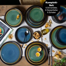 Tafelservice 18-tlg. Steinzeug