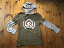 Langarmshirt mit Kapuze von Ernstings Family, Gr. 146/152