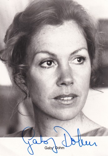 Autogramm gaby dohm - gaby,