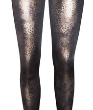 Metallic leggins tiger leopard - tiger,