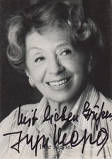 INGE MEYSEL Original Autogramm signierte Postkarte 70er Jahre