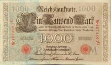 Deutsches Reich Banknote 1000