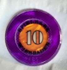 Ein 10er jeton der spielbank - jeton,