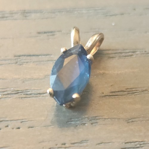 14k massiver gelbgold navette - gelbgold,